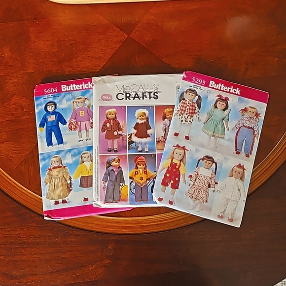American Girl Style 18 " Doll Clothes Patterns - Picture 1 of 5